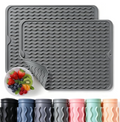 Caketime Silicone Dish Drying Mats – 2 Pack